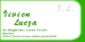 vivien lucza business card